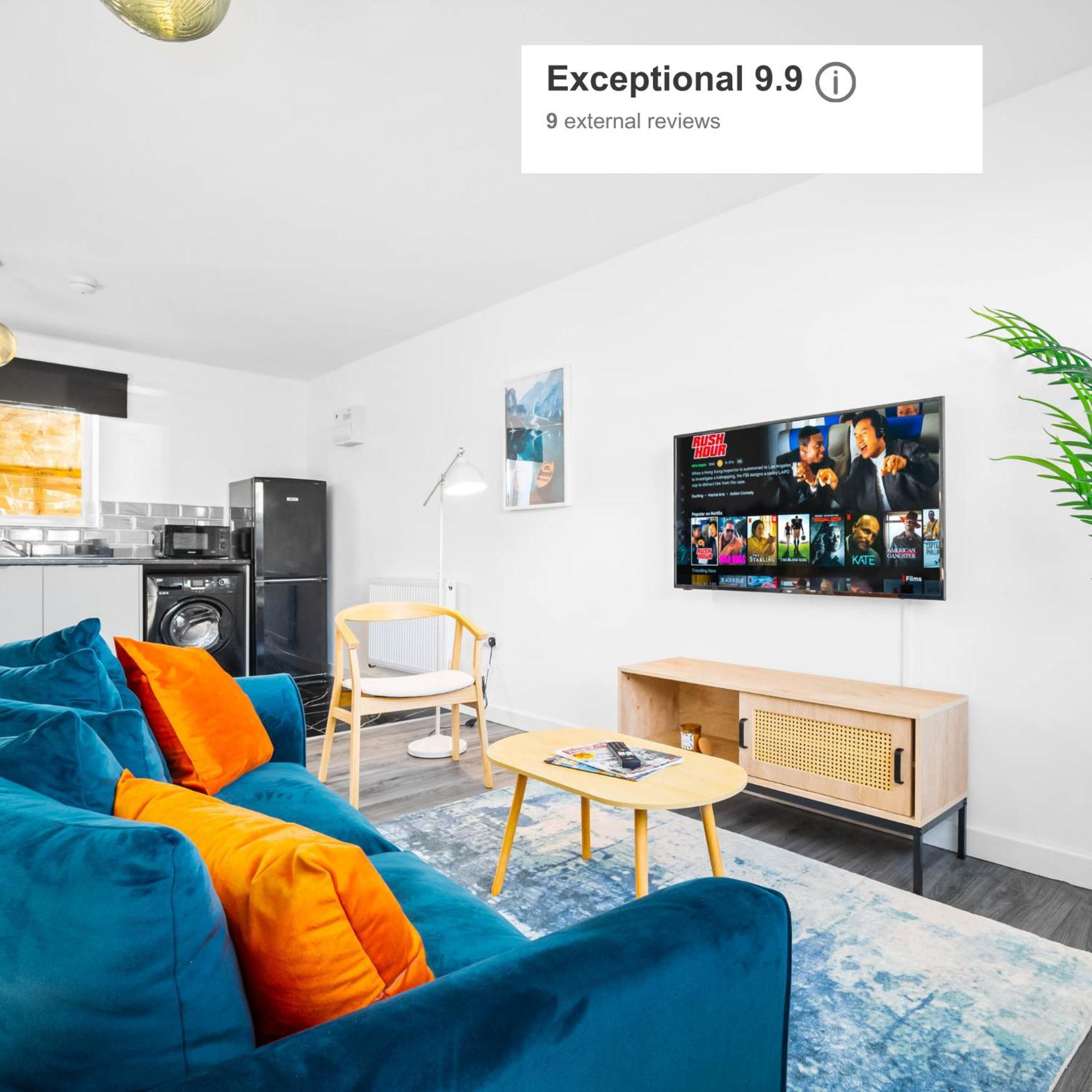 Modern Apartment - Cradley Heath - Top Rated - Netflix - Wifi - 1Mh سميثويك المظهر الخارجي الصورة